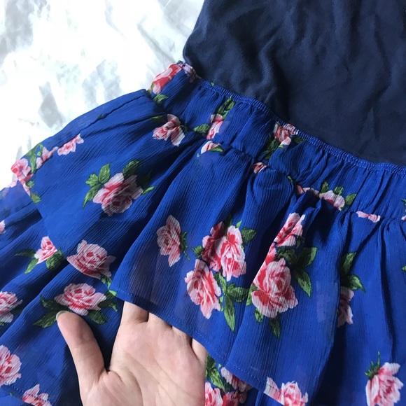 Abercrombie & Fitch Dresses & Skirts - ABERCROMBIE blue fit and flare tank dress